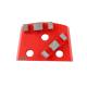 Terrazzo Epoxy Removal Tools Hard Bond Red Concrete Grinding Shoes