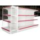 Iron Steel 4 Layers Supermarket Display Racks With Double Sided / Single Sided