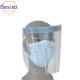 Elastic Band Fluid Resist EN166 Chemical Safety Face Shield
