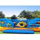 Multi-color Ocean World Inflatable Jumping Castle , Kids Nice Outdoor Jumping Games