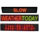 P5 Dual Colorled Scrolling LED Sign Electronic LED Moving Message Board