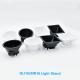 Black / White Mr16 Recessed Lighting Housing PC Material Shell For Diagonal Spotlight