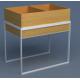 Lightweight Cosmetic Storage Rack / Beauty Product Display Stand Delicate Design