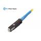 Simplex MU Plastic Fiber Patch Cord Connectors Small Size For 2.0mm Cable