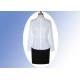 Twill Woven Fabric Office Work Uniforms Plain Dyed Free Ironing With Fashion Lapel
