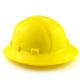 Head Protection T096 Industrial Full Brim Round Hard Hat ANSI Safety Round Helmet Construction
