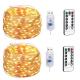USB LED String Light Remote Control 5M/10M 50/100LED Fairy String Light 20M Copper Wire for Wedding Christmas Holiday De
