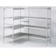 Heavy Duty Commercial Metal Storage Shelves / Mobile Adjustable Cold Room Racks