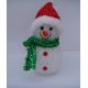 Indoor Colorful Hat Snowman Christmas Lights LED White Body Eco Friendly, Non Toxic