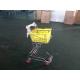 Chrome plated Shopping Basket Trolley , personal shopping cart