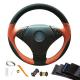 Custom Black Leather DIY Steering Wheel Cover for BMW 530 523 523li 525 520li 535 545i E60