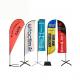 Fiber Pole 4.5m Outdoor Banner Flags Double Sided Feather Flags