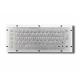 65 Keys Medical Stainless Steel Metal Keyboard IP65 IK07 Waterproof Dustproof