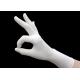 Commercial EO Sterile Long Sleeve Disposable Nitrile Gloves Anatomically Shaped