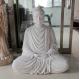 Marble Buddha Statues Sitting Zen Buddha Sculpture Stone Life Size Garden Decoration