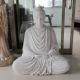 Marble Buddha Statues Sitting Zen Buddha Sculpture Stone Life Size Garden Decoration