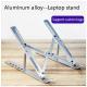 Foldable Aluminum Alloy Laptop Stand Adjustable Lift Cooling Portable