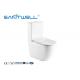 Rimless Close Coupled Toilet Ceramic Material Two Piece Structure With Soft Surface