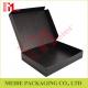 Black color Litho laminated Mailer style box Hinged Lid corrugated Box for delivery