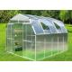 Portable One Stop Gardens Greenhouse Commercial Galvanized Steel Frame