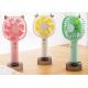USB Rechargeable Small Hand Held Fans Battery Operated Portable 2000MAH Battery
