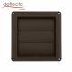 Durable Plastic Air Vents Gravity Wall Cover 6 Inch 150MM Louvered AC Cap