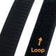 Polyester Nylon Hook And Loop Tape Sticky Back Velcro OEKO-TEX 100