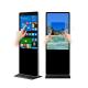 Ground standing 4K UHD 49 50 inch LCD All-In-One capacitive touchscreen PC kiosk CAPT touch monitor with Android or Win10 PC