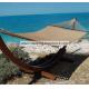 Beach Prime Garden Two Point Tight Weave Caribbean Hammock With Spreader Bars All Weather