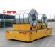 Battery Powered Material Coil Transfer Cart , Steerable Trackless Electric Transfer Cart For Industry