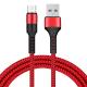 1m Usb  Nylon Charging Cable Super Quick Charge High Speed Transmission