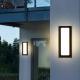 18W 30W Modern LED Wall Lights AC85-265V Modern Outdoor Sconces Black