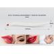 #12 Red Disposable Microblading Tool , Needles Attached Manual Eyebrow Pen 11.5cm
