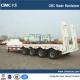 80 tons low bed trailer with steering axles