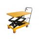 750Kg 1650lbs Hydraulic Scissor Lifting Table Cart Mobile Manual For Warehouse