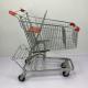 125L German Supermarket Grocery Steel Shopping Cart With Metal Beer Rack