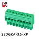 3.5mm Pitch 300V Pluggable Terminal Blocks With Flang Manufacturer For Wire Connect