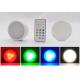 RGBW Cabinet Sensor Light 3* SMD5050RGB 6*SMD2835 Push On Or Remote Control