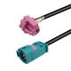 Car Stable FAKRA HSD Cable Assemblies , Code H To Z FAKRA High Speed Data Cable
