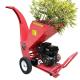 Rustproof ATV Gas Powered Chipper Shredders 7.5HP Drum Garden Shredder 1.5L/ H