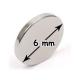 HSMAG 6mm Round Sm2Co17 Magnet Permanent Disc Magnet Punching Anti Corrosion