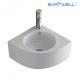 AB8309 Triangle Shape square wall hung sink Above Counter Basin Ceramic Basin