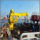 Telescopic Boom Marine Vessel Deck Cargo Crane Design Marine Ship Deck Crane