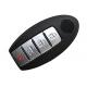 BLACK Color Nissan Spare Key 4 Button 315 MHz TWB1U852 For Ulock Car Door