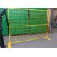 Assembled Canada Temporary Construction Fence Panels Galvanized Temporary Fencing