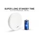 Wifi Smoke Alarm Detector With Built-In Battery And Ambient Light Detection Ultra-Thin Fire Alarm