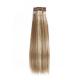Hair Double Drawn Brazilian Remy Human Hair Bundles Straight Hair Weave Color #P6/613 Piano Colors Blonde Bundles