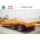 40 Tons 2 Axles Low Bed Trailer Flat Deck Type For Carrying Heavy Equipments