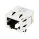 Tab Down Without LED 1X1 Port Side Entry Pcb RJ45 Modular Jack without Integrated Magnetics