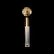 Custom Modern Indoor Tassel Wall Sconce Lamp Cylindrical Glass Shade for Hallway Bathroom Bedside Decorative Wall Lamp